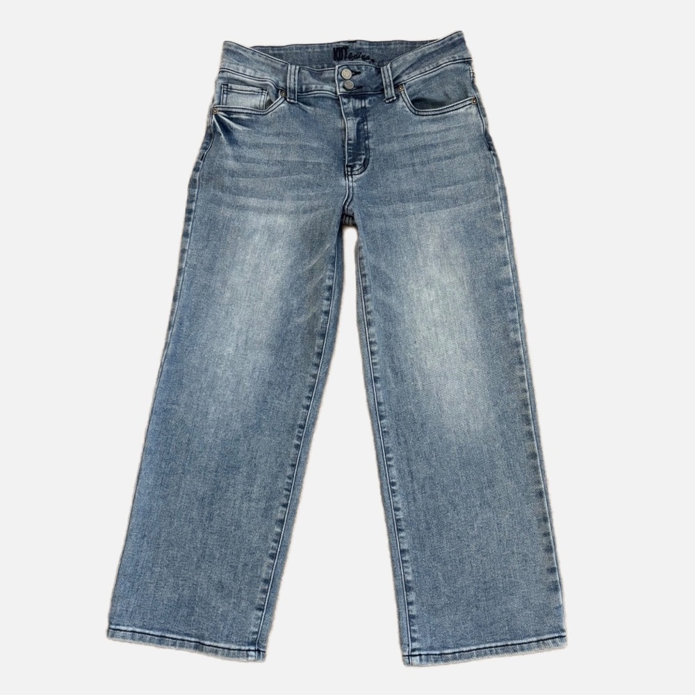 Kut from the Kloth Relaxed Fit Wide Leg Denim Jeans Size 8